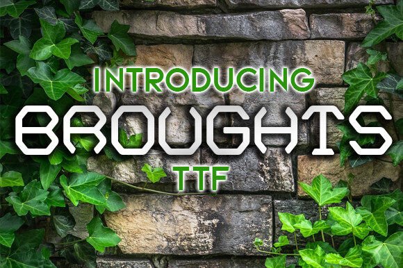 Broughts: The Sci-Fi Font for Bold Visual Projects