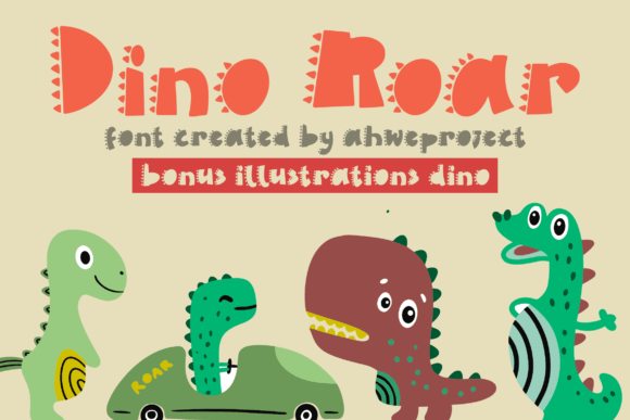 Dino Roar: Strategic Typography for Impactful Dinosaur-Themed Branding
