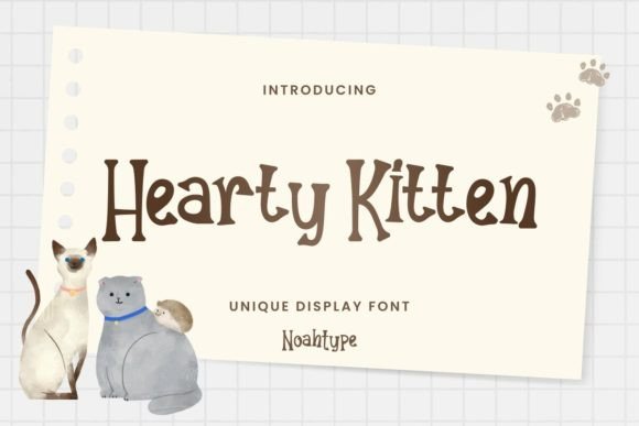 Hearty Kitten: The Playful Font That Brings Brands to Life