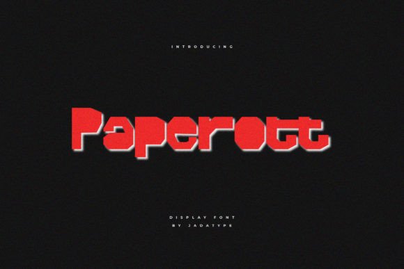 Paperott: Evaluating the Fit of a Paper-Cut Display Font for Modern Design Projects