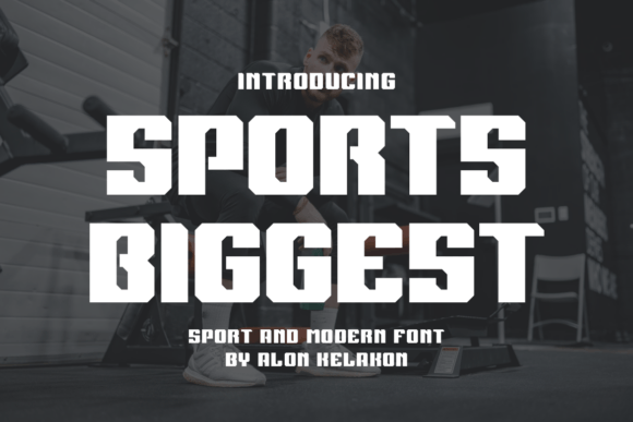 Sports Biggest: A Modern Display Font for Bold Designs