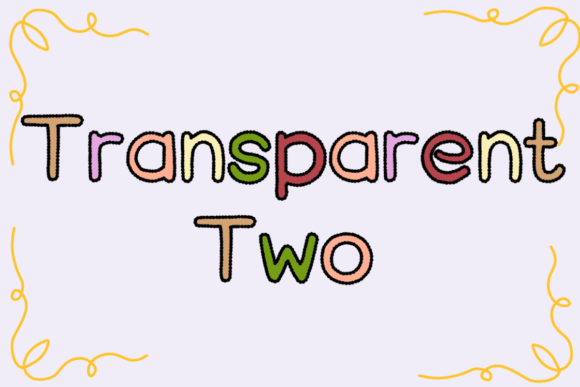 Transparent Two: A Dotted Display Font for Simple Projects