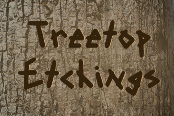 Treetop Etchings: Angular Style Meets Natural Legibility
